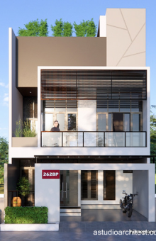 DESAIN RUMAH KODE 262BP – SPLIT LEVEL 7x12 M