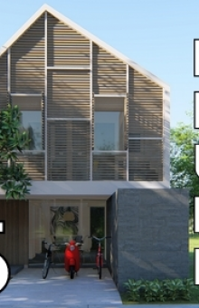 Desain Rumah Mungil dengan Void Lega - 6x15m [kode 166]