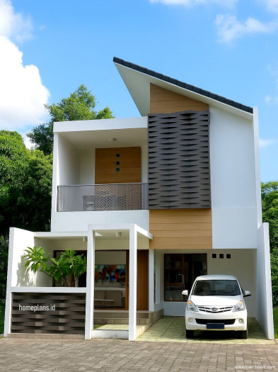 [kode 009] 8x14m Rumah Dua Lantai yang Terkesan Lega