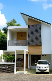 [kode 009] 8x14m Rumah Dua Lantai yang Terkesan Lega