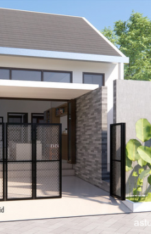 kode 010E - Desain Rumah Mungil 5x12m² - Solusi Cerdas untuk Lahan Terbatas