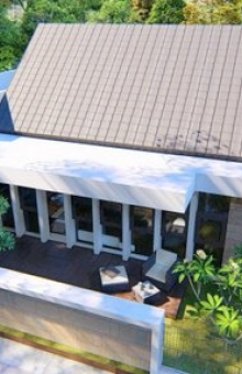 [kode 012z] Rumah melebar - Menggabungkan dua rumah tipe 45 - 16x13m 