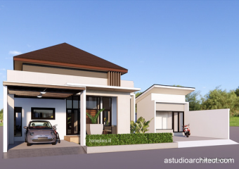 [kode 303Z] 16x26 m Rumah 1 Lantai dengan Toko & Kos-kosan di Lahan Hook