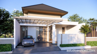 [kode 304Z] Rumah Keluarga Modern di Lahan 10 x 25 m