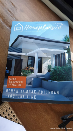 Pesan Buku Homeplans Berisi Kumpulan Desain Rumah