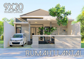 Rumah 1 Lantai lahan 9x20m [kode 039B]