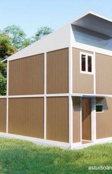 Rumah Mikro 3x6m ala Kontainer [kode 212]