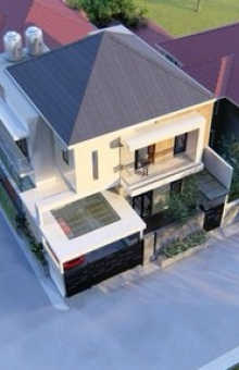 RUMAH POJOK ukuran 11x13 yang Trendy [kode 240]