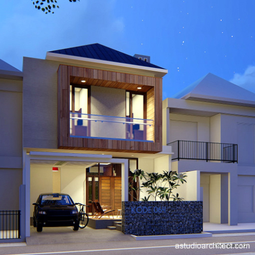 Rumah Tropis Bercerobong! Ruang Keluarga paling Luas 7x13m [kode 064]