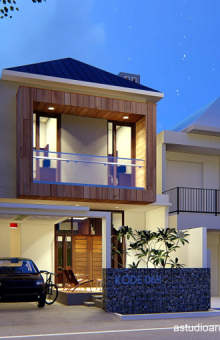 Rumah Tropis Bercerobong! Ruang Keluarga paling Luas 7x13m [kode 064]