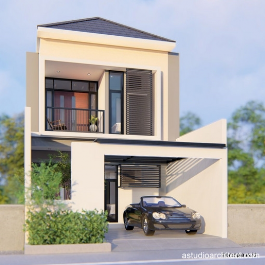 SIMPLE TAPI IDAMAN BANGET! Desain Rumah 6x15m ini [kode 208DF]